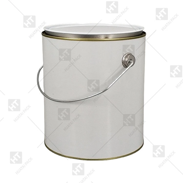 Empty Round Tin Can